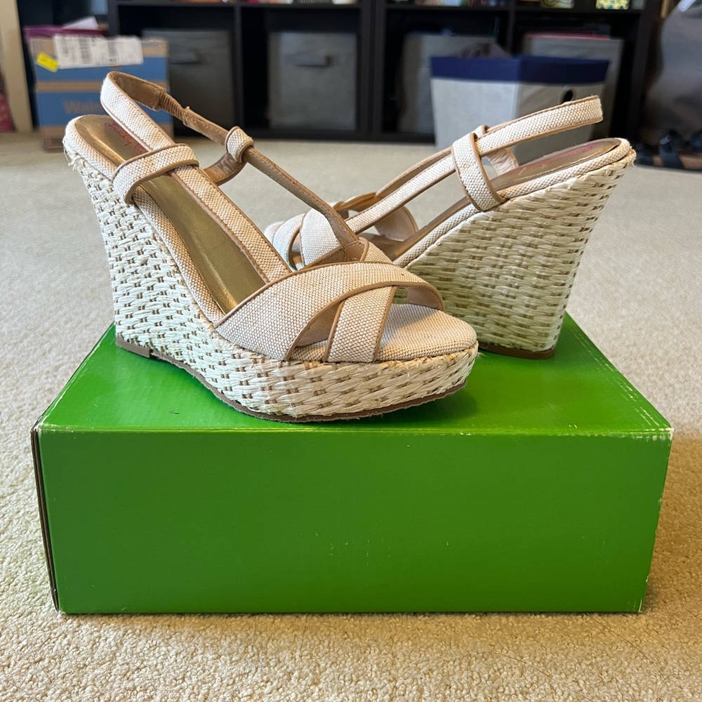 Lilly Pulitzer Wedge Heels